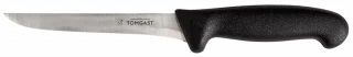 TOMGAST Nóż do filetowania - giętki czarny dł. 15 cm