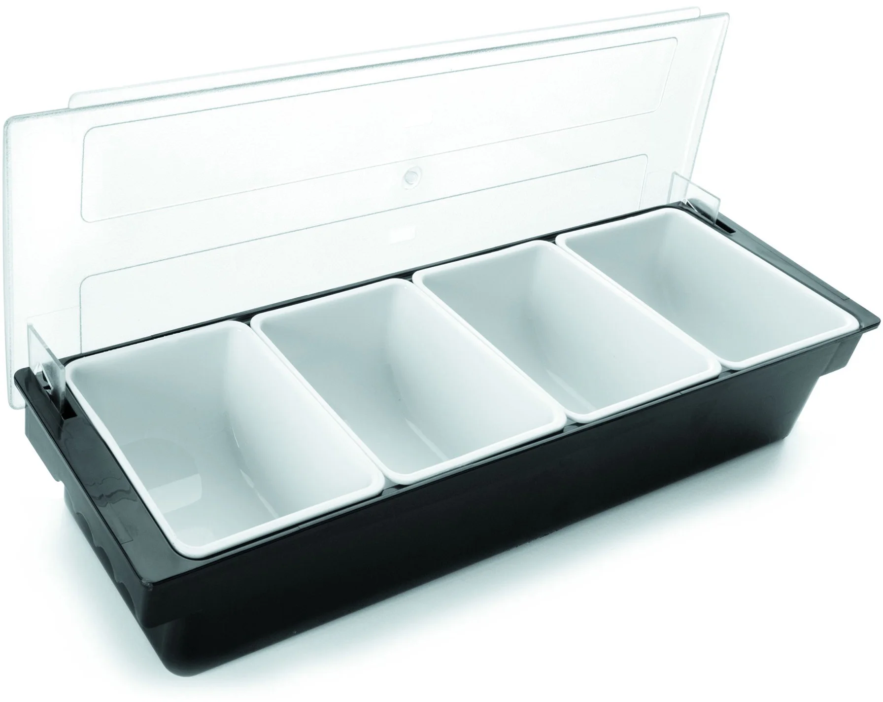 Pojemnik na przyprawy i dodatki z 4 przegrodami 750 ml