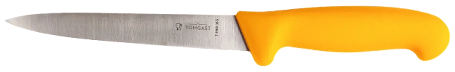TOMGAST Nóż do filetowania - giętki żółty dł. 16 cm