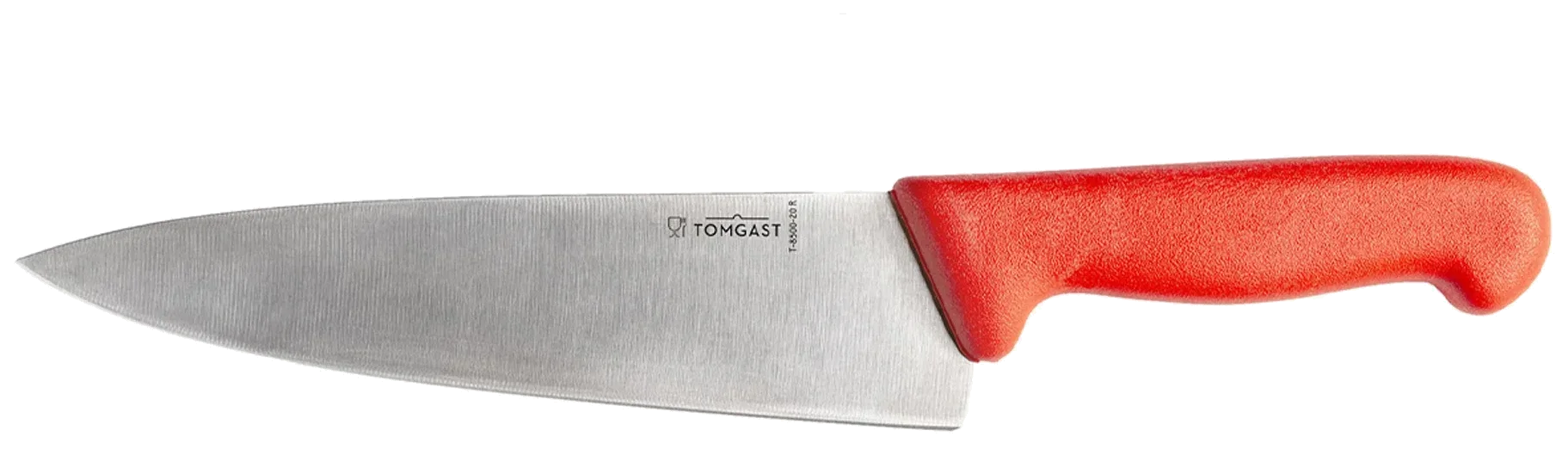 TOMGAST Nóż szefa kuchni czerwony dł. 20 cm