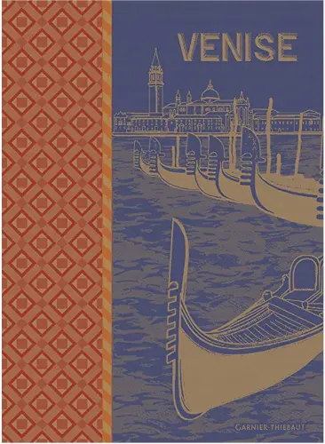 Ręcznik kuchenny GONDOLES BLEU ROY 56 x 77 cm / GARNIER THIEBAUT