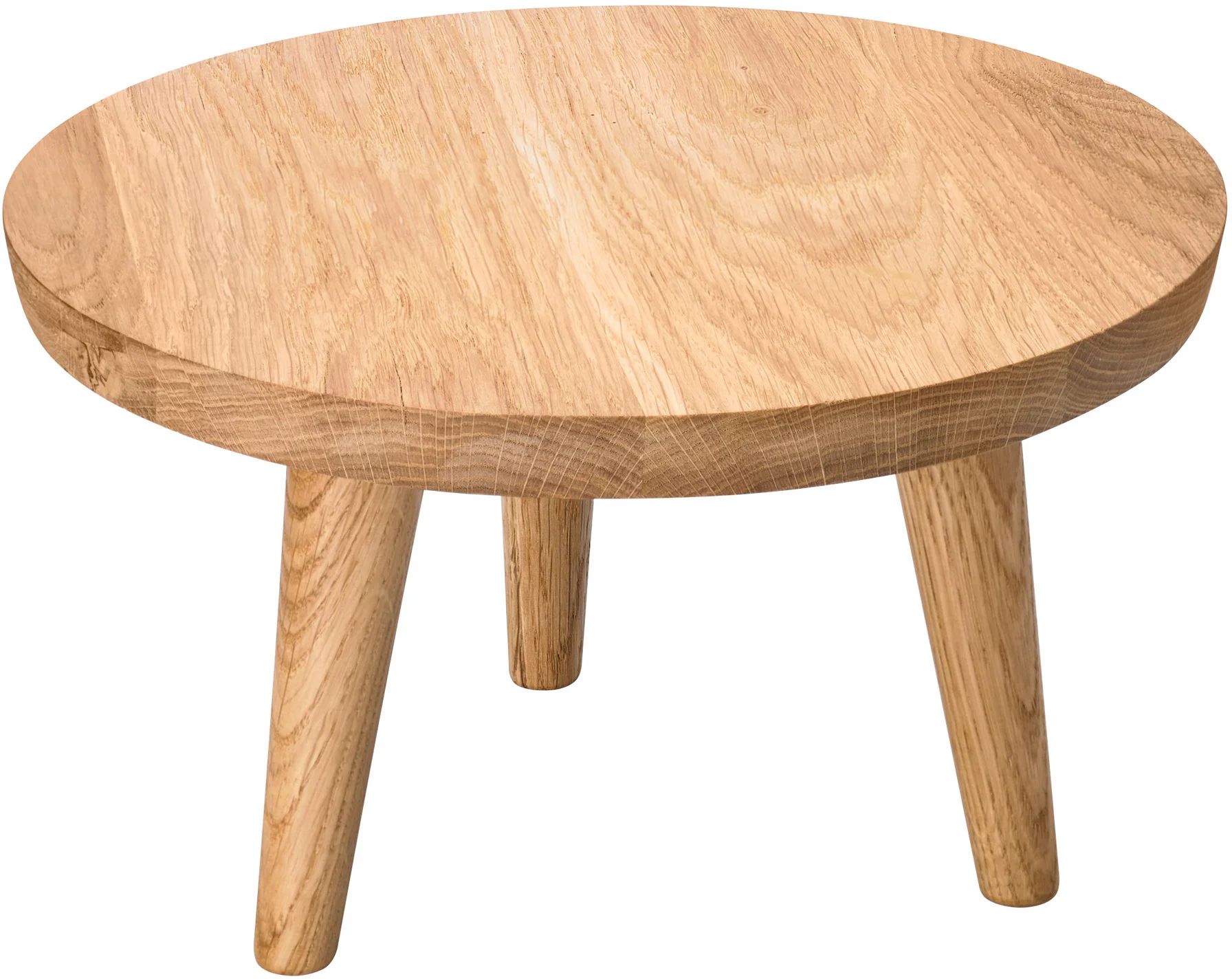 EGZOS Podstawa dębowa okrągła wysoka, 28 cm / VERLO