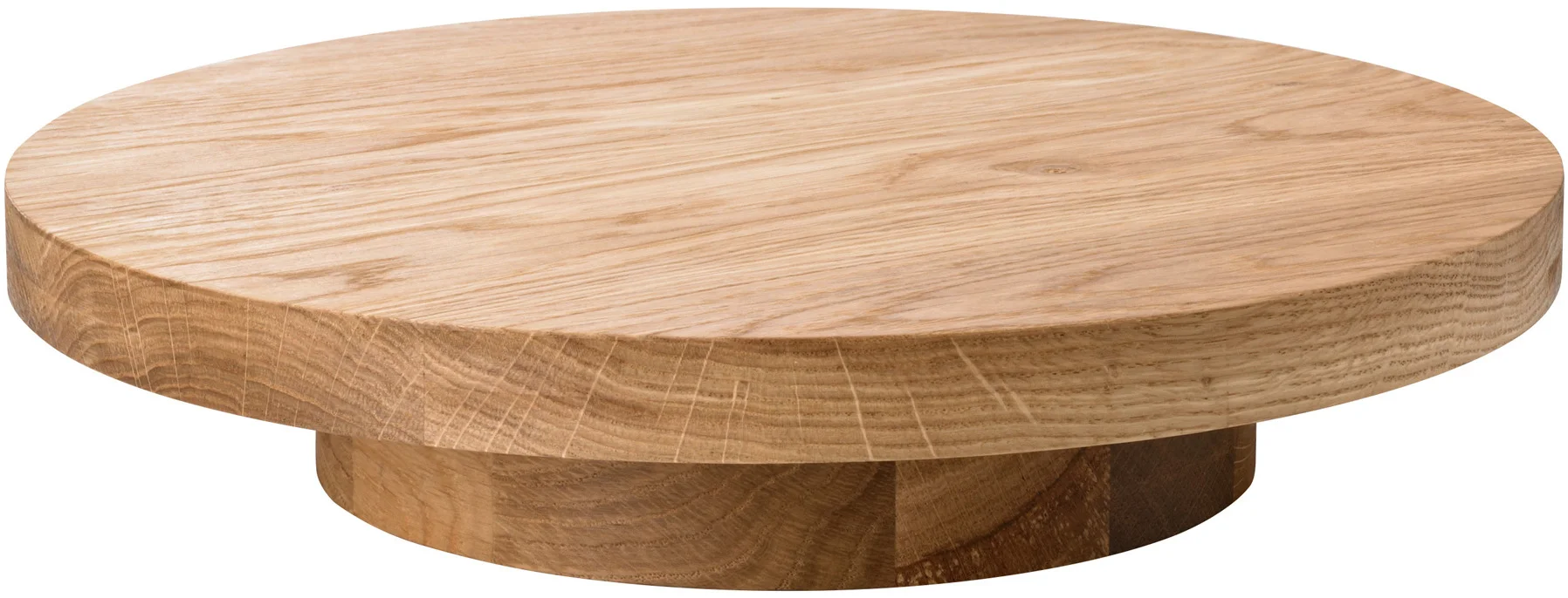 EGZOS Patera dębowa okrągła niska 28 cm / VERLO