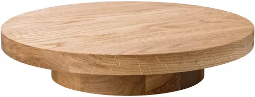 EGZOS Patera dębowa okrągła niska 28 cm / VERLO