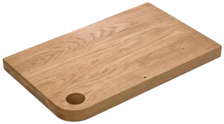 Deska do serwowania dębowa z otworem 38x23,5x2,5 cm SIMPLE / VERLO