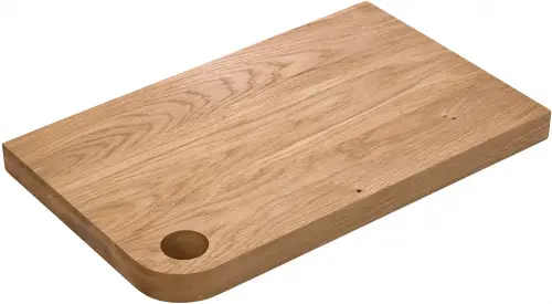 Deska do serwowania dębowa z otworem 38x23,5x2,5 cm SIMPLE / VERLO