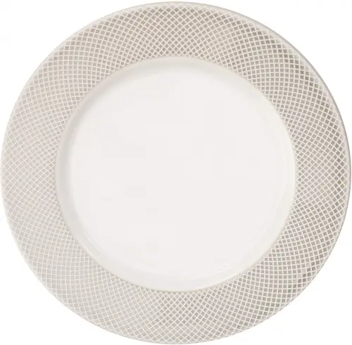 NORWICH Talerz płaski 16 cm beżowy rant / VERLO