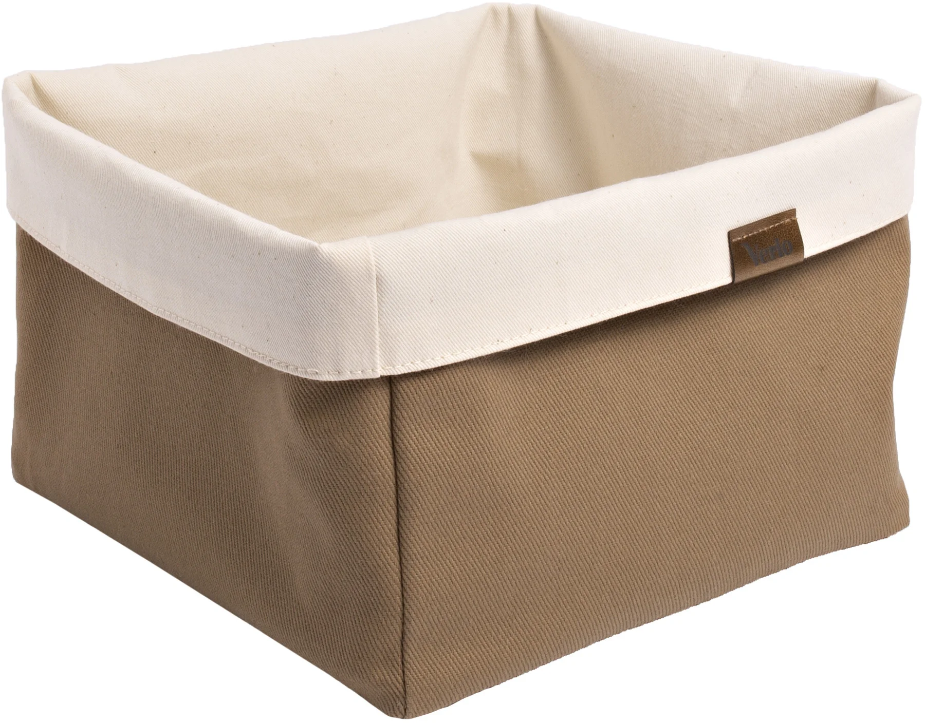 Torba na pieczywo 19,5 x 19,5 cm brązowa / VERLO