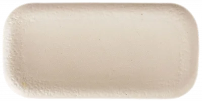 VERLO Talerz jasnoszary SHORE 21x13,5 cm
