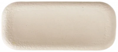 VERLO Talerz jasnoszary SHORE 31x15 cm