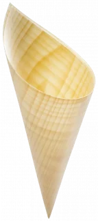 Rożek drewniany 7,5x19,5 cm op (50 szt) / VERLO