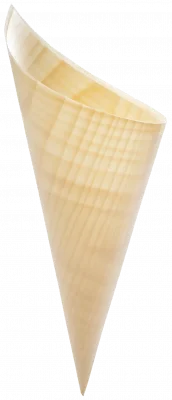 Rożek drewniany 7,5x19,5 cm op (50 szt) / VERLO