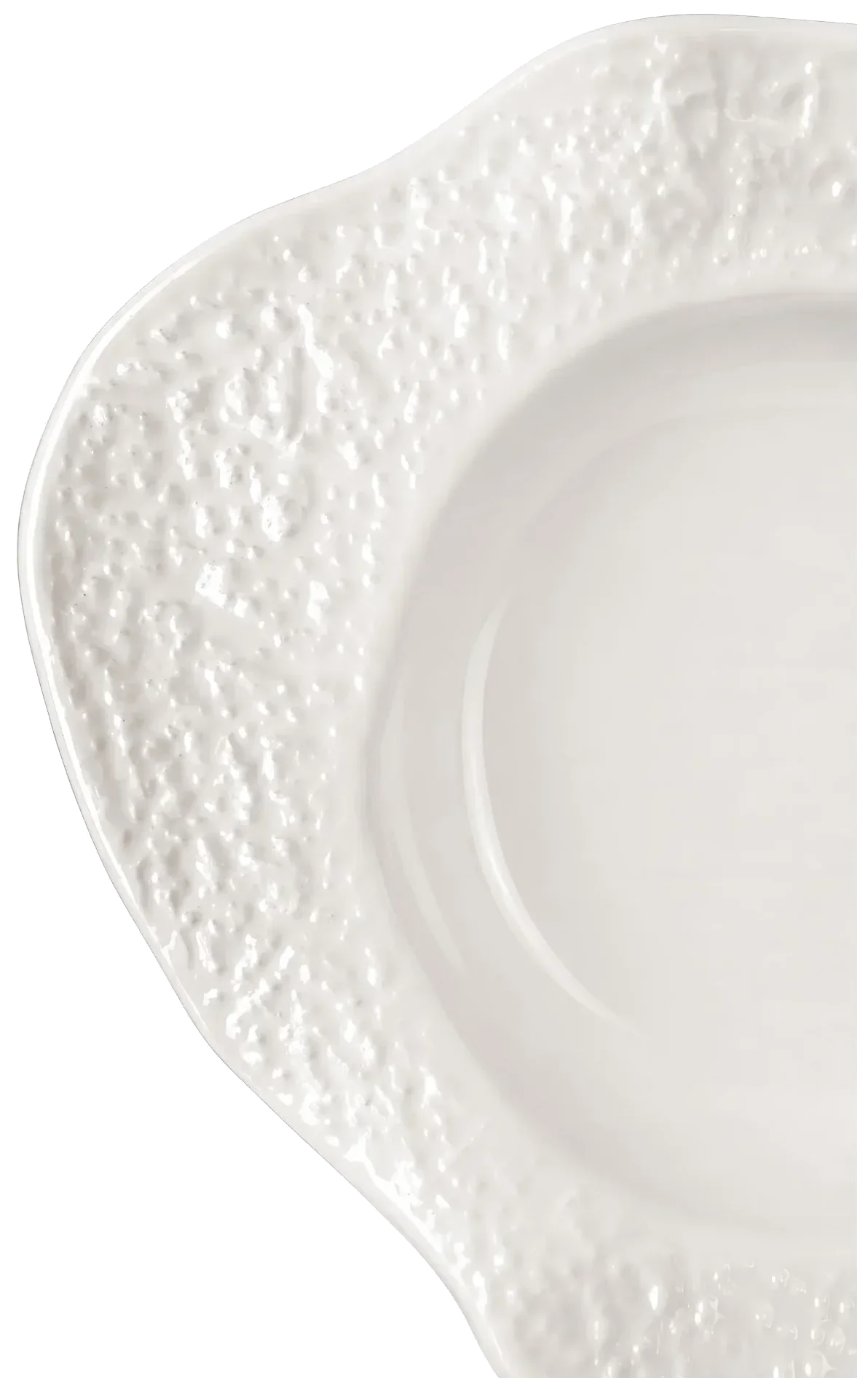 TRACE EDITION Talerz głęboki 950 ml biały / VERLO