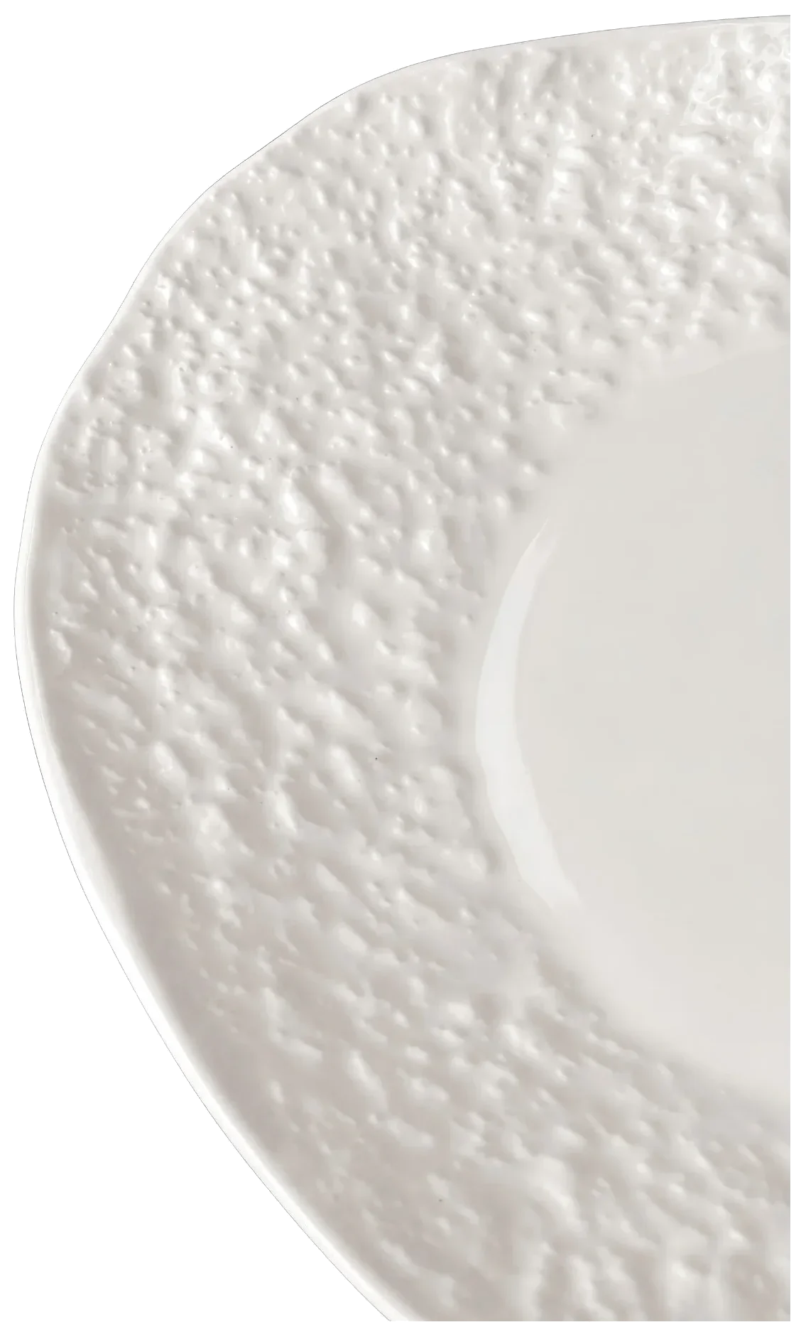 TRACE EDITION Talerz płaski 28 cm biały / VERLO