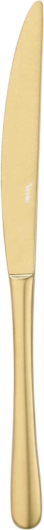 LUI GOLD Nóż stołowy złoty / VERLO