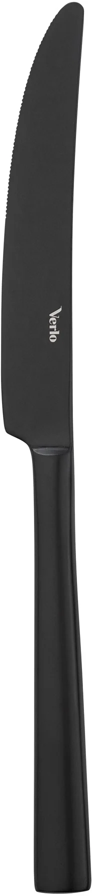 SU BLACK Nóż stołowy czarny / VERLO