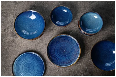 VERLO Zestaw obiadowy dla 2 osób DEEP BLUE