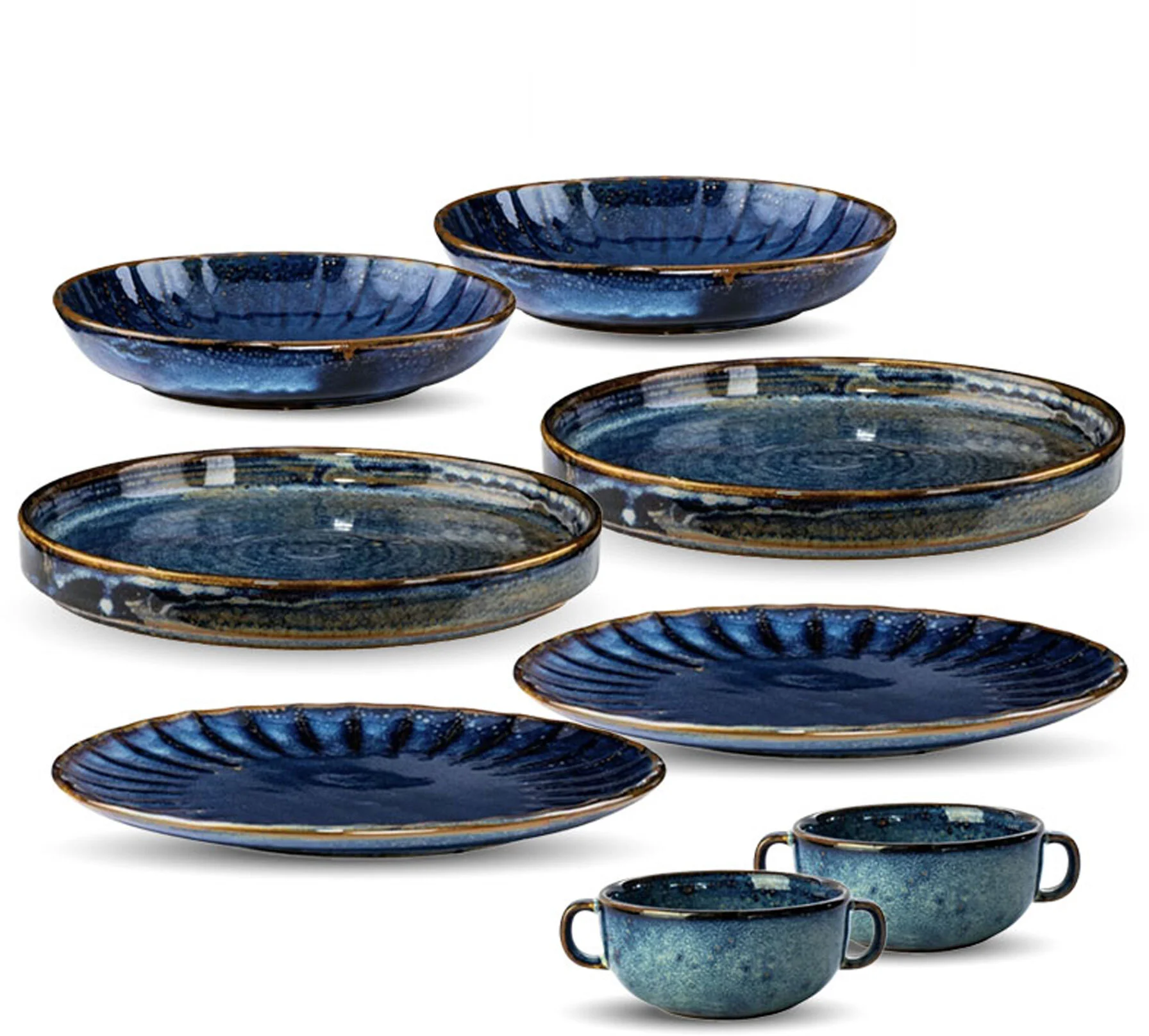 VERLO Zestaw premium obiadowy DEEP BLUE