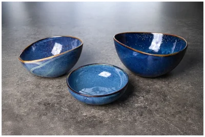 VERLO Zestaw misek podstawowy DEEP BLUE