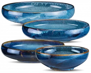VERLO Zestaw mis sałatowych DEEP BLUE