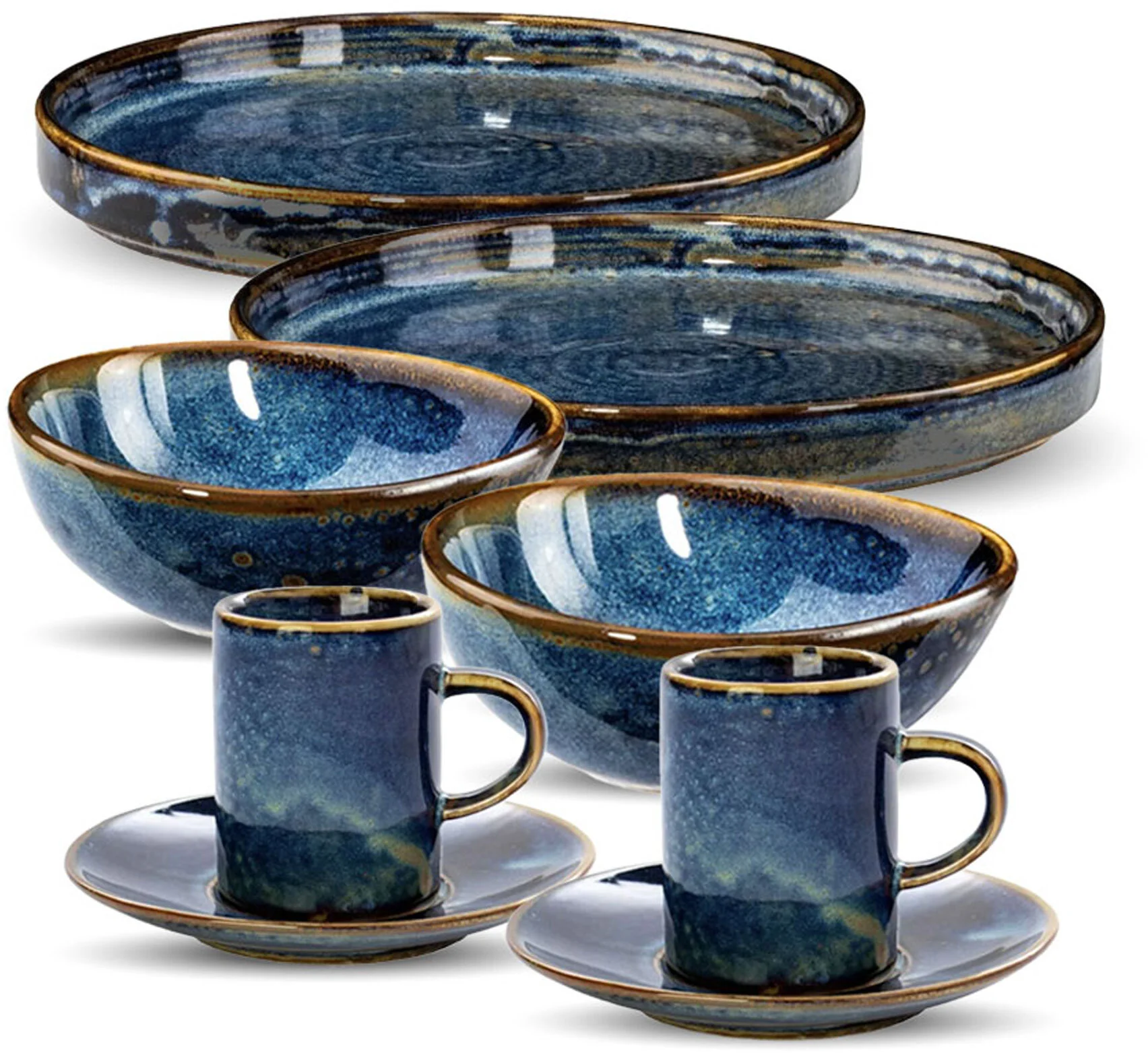 VERLO Zestaw deserowy DEEP BLUE