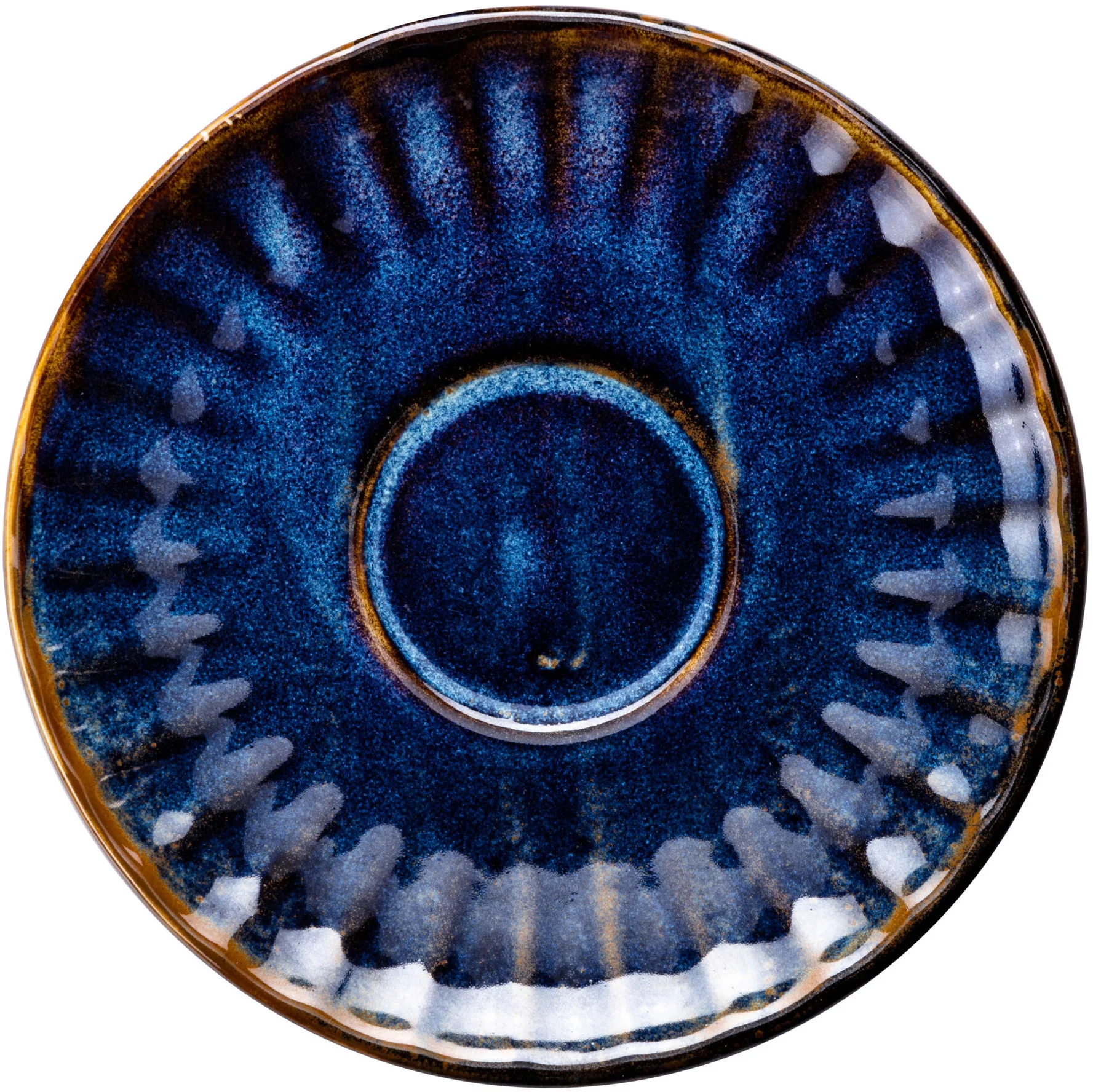 DEEP BLUE Spodek do filiżanki do kawy 15,2 cm / VERLO