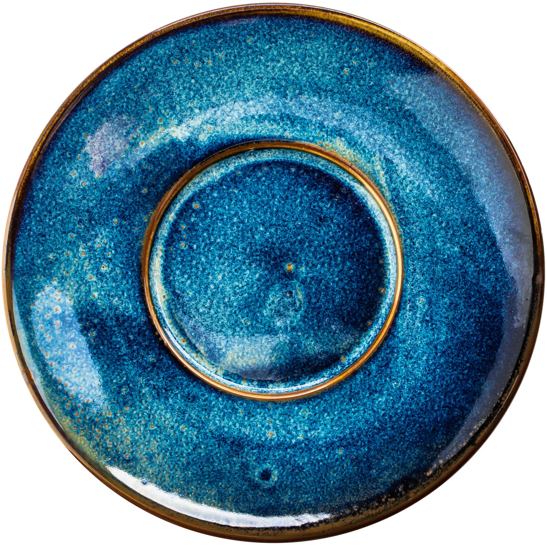 DEEP BLUE Spodek do filiżanki do kawy i bulionówki / VERLO