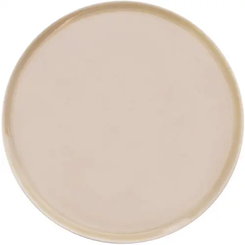ETER Talerz płaski okrągły 28 cm, beżowy / VERLO