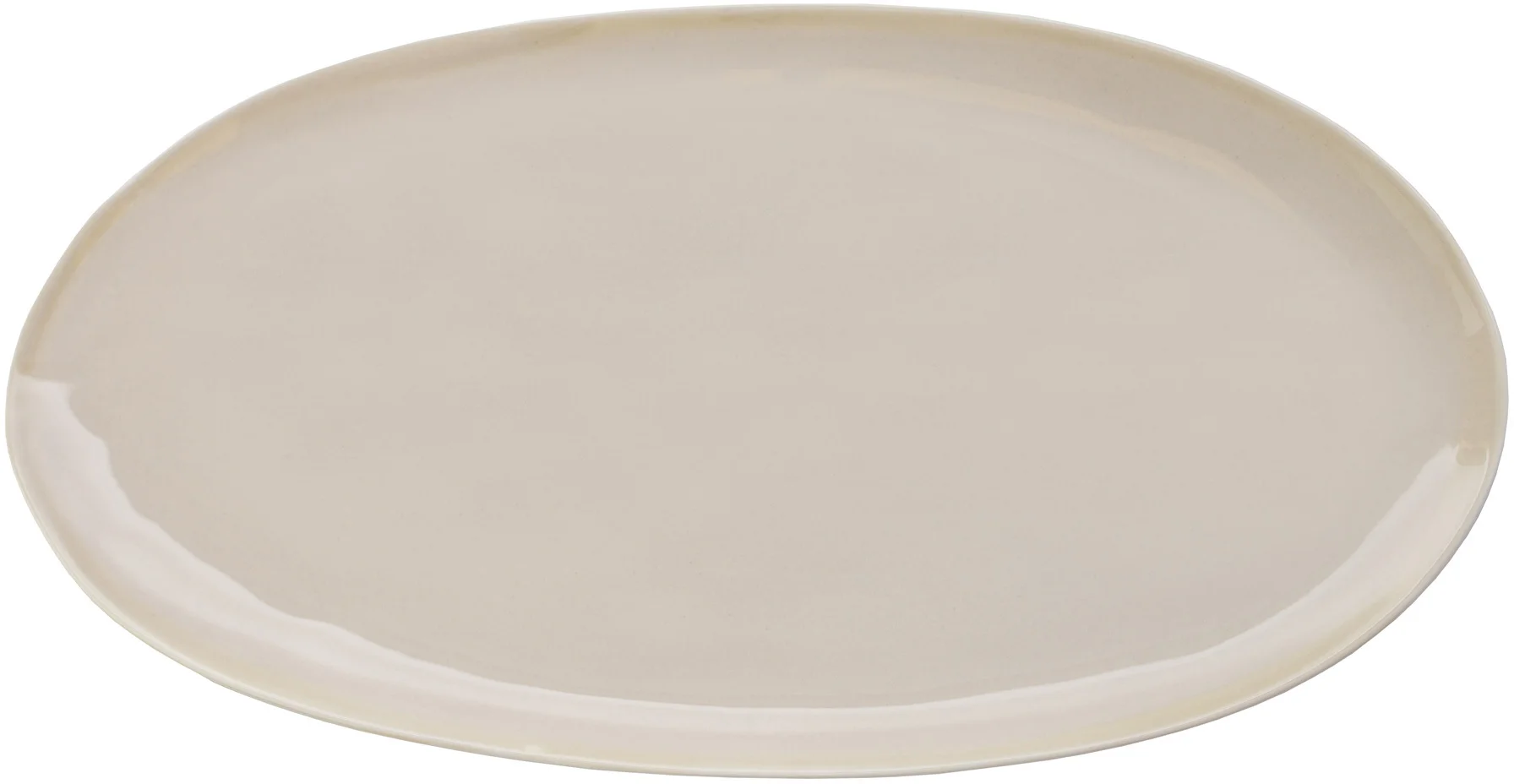 ETER Talerz owalny 34,5x15 cm, beżowy / VERLO