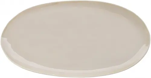 ETER Talerz owalny 34,5x15 cm, beżowy / VERLO