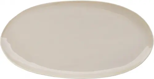 ETER Talerz owalny 43x22,5 cm, beżowy / VERLO