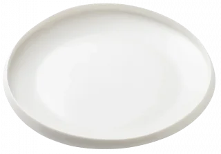 VERLO Talerz płaski gourmet ETER CLOUD 25 cm kość słoniowa