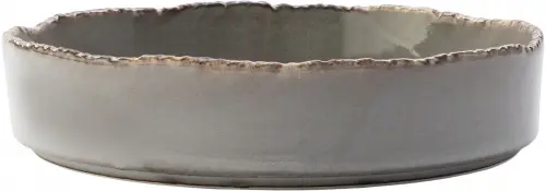 WIKLE SAMTO Talerz okrągły płaski 20,5 cm szary / VERLO