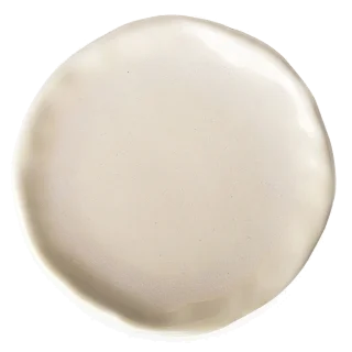 VERLO Talerz płaski HANDMADE KISS 27 cm owsiany