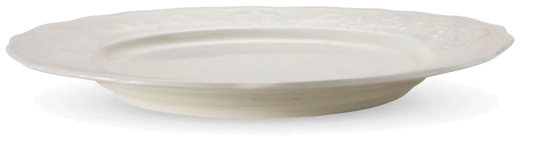 VERLO Talerz płaski POEM OAT 30 cm kremowy