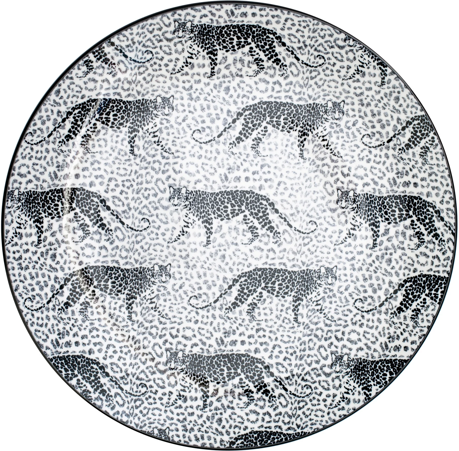 WILD Talerz płaski 26 cm lampart / VERLO