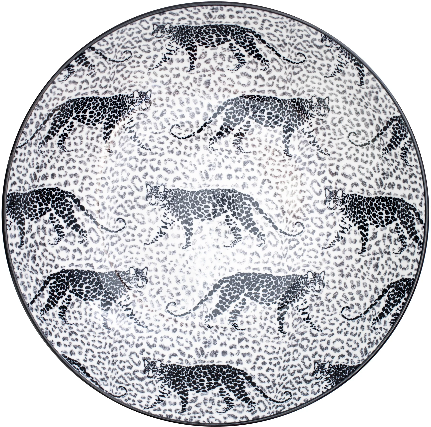 WILD Talerz głęboki 23 cm lampart / VERLO