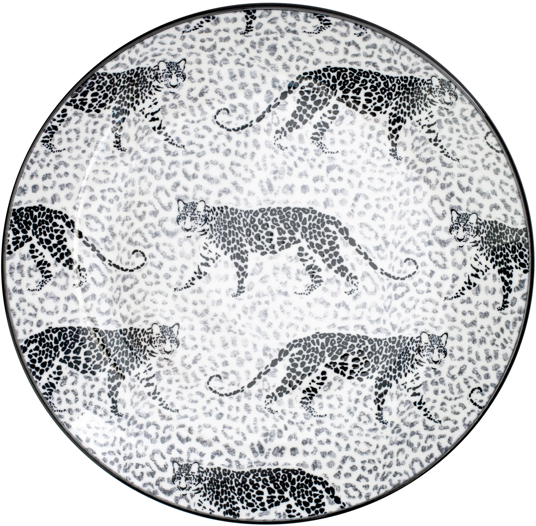 WILD Talerz płaski 19 cm lampart / VERLO