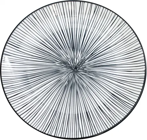 WILD Talerz płaski 20 cm zebra / VERLO