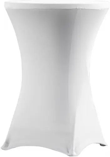 Pokrowiec na stół koktajlowy biały / VERLO