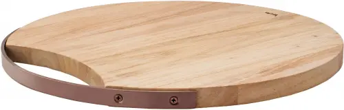 Deska do serwowania okrągła drewniana 38 cm mango / VERLO