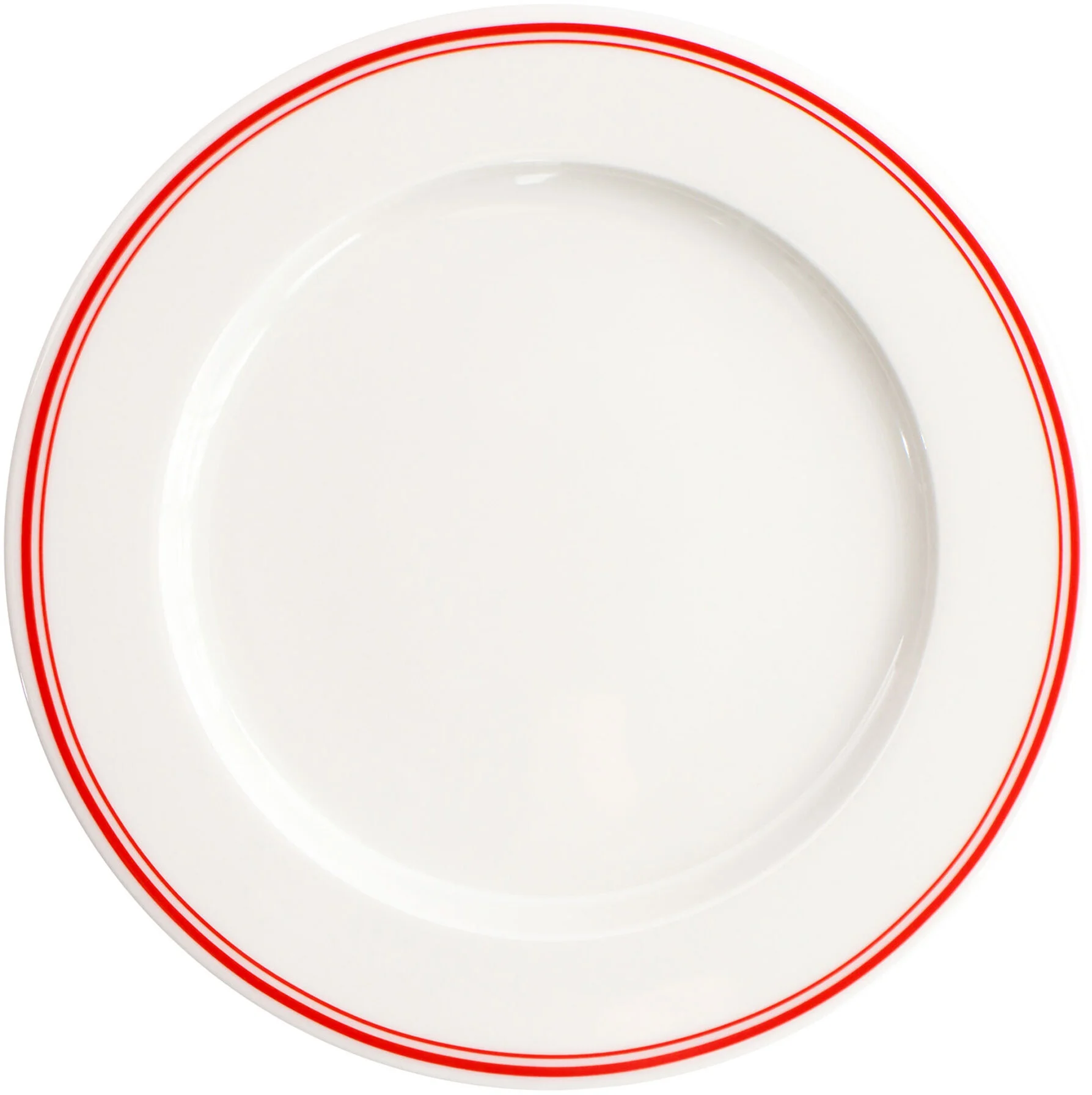 VERLO Talerz płaski FORTE RIVO czerwone paski 29 cm