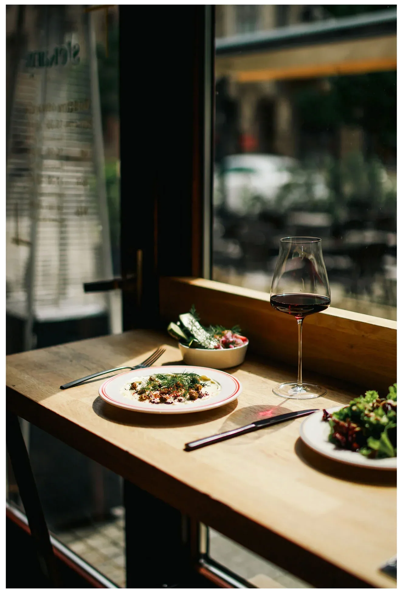 VERLO Talerz płaski FORTE RIVO czerwone paski 27 cm
