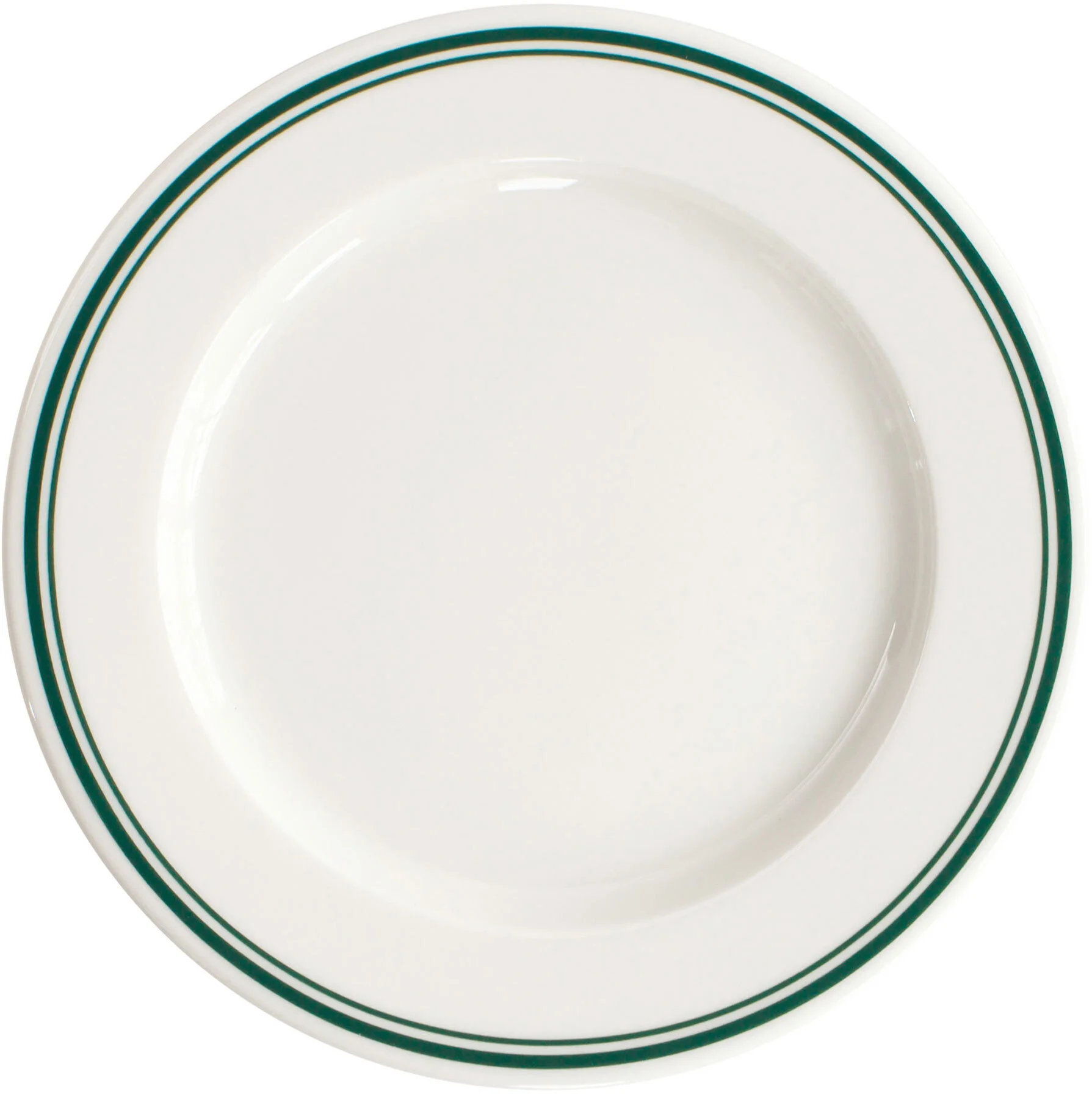 VERLO Talerz płaski FORTE VIRA zielone paski 21 cm