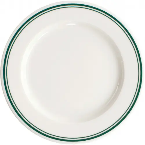 VERLO Talerz płaski FORTE VIRA zielone paski 21 cm