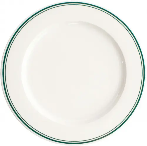 VERLO Talerz płaski FORTE VIRA zielone paski 27 cm