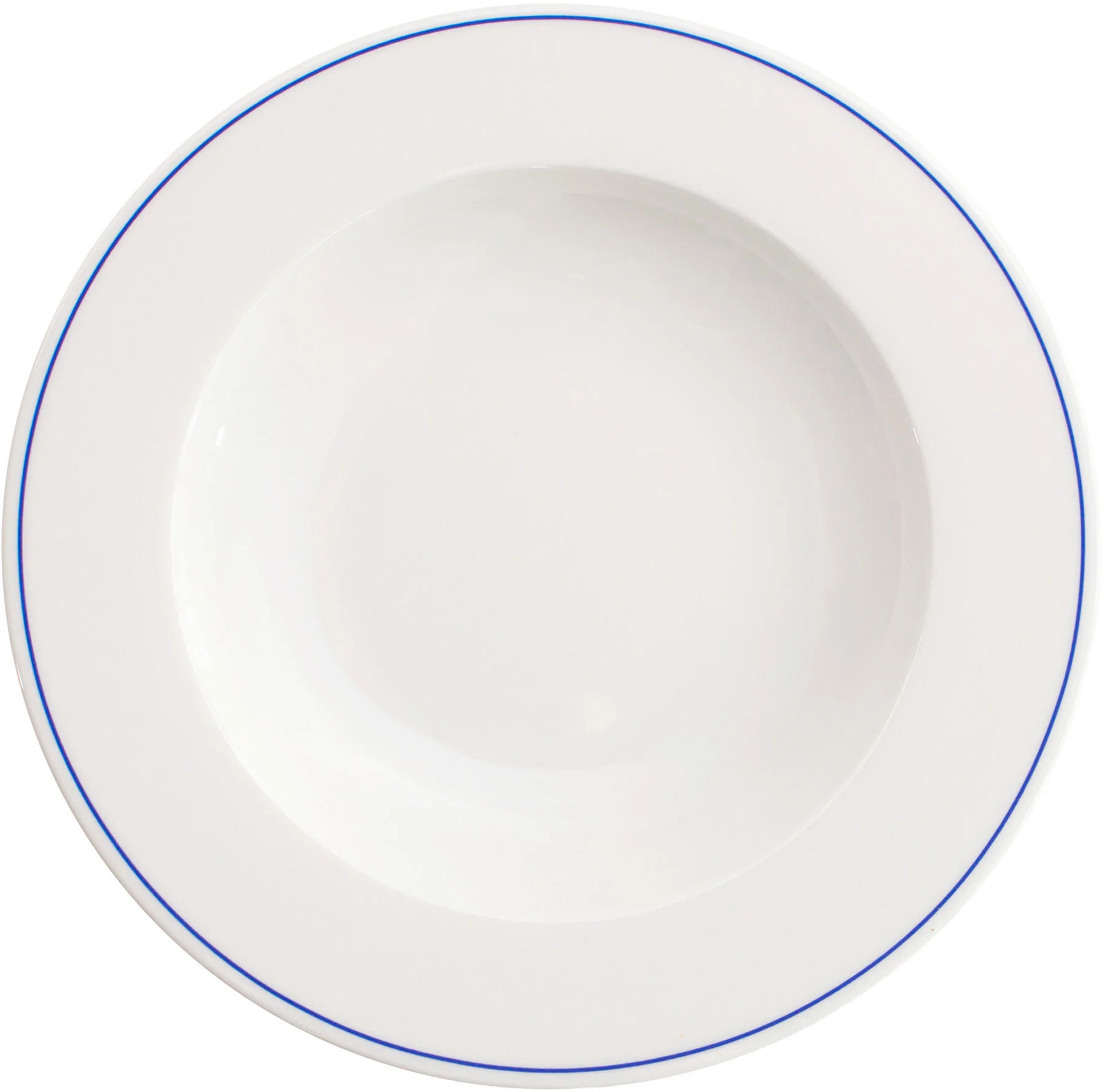 VERLO Talerz głęboki FORTE MIZU I niebieskie paski 26 cm 