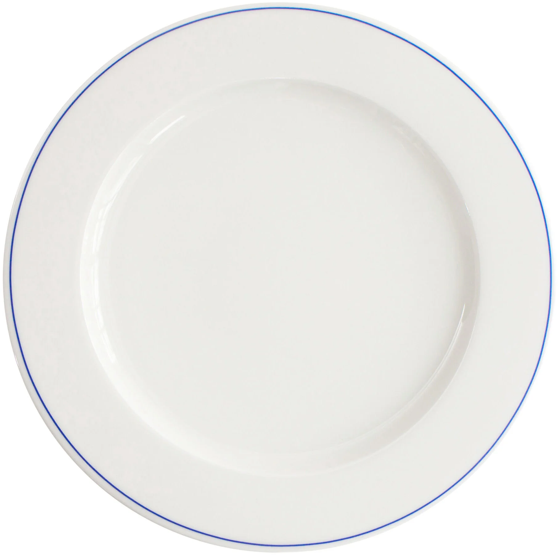 VERLO Talerz płaski FORTE MIZU I niebieskie paski 29 cm