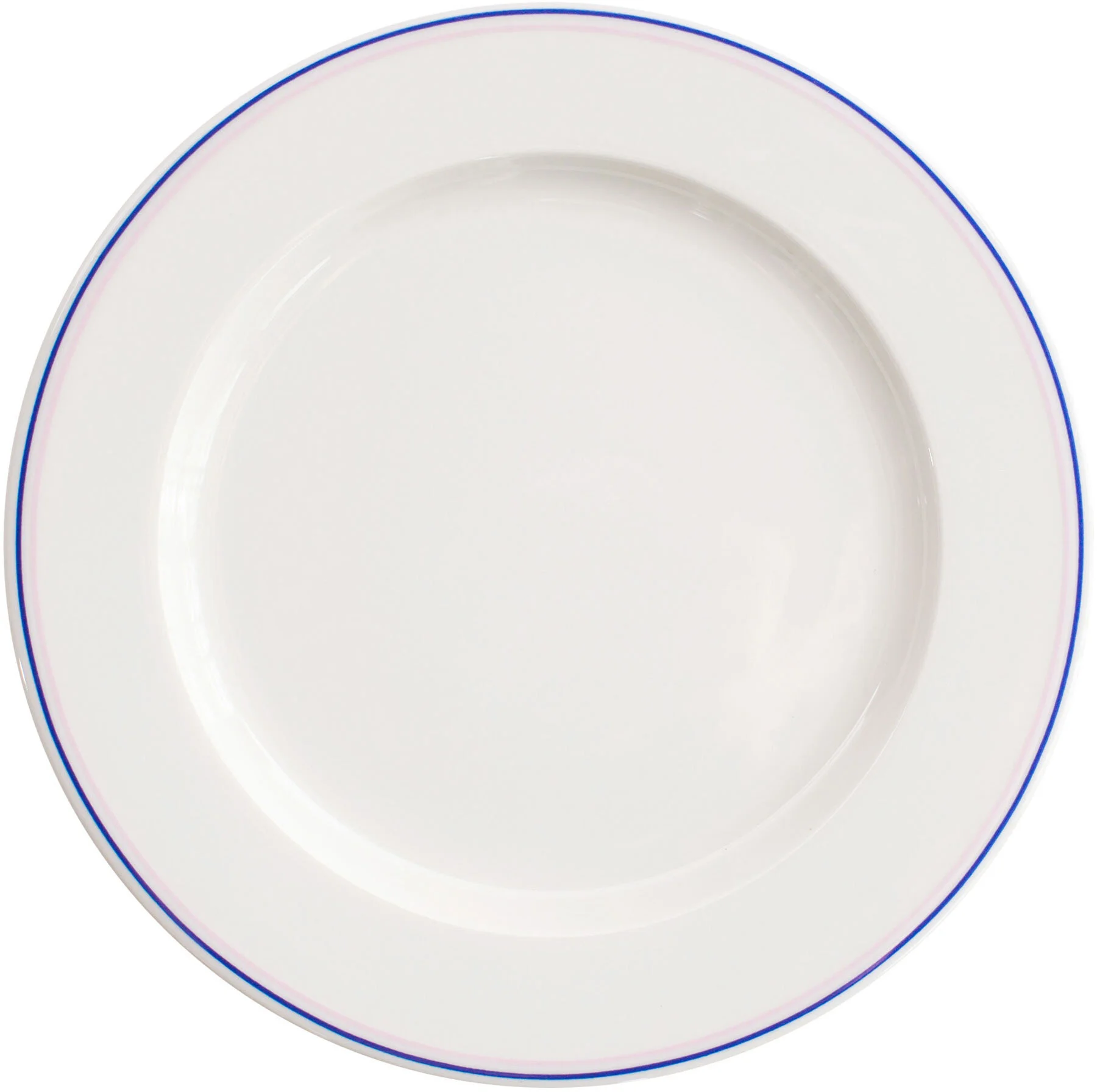 VERLO Talerz płaski FORTE MIZU II niebiesko-różowe paski  21 cm