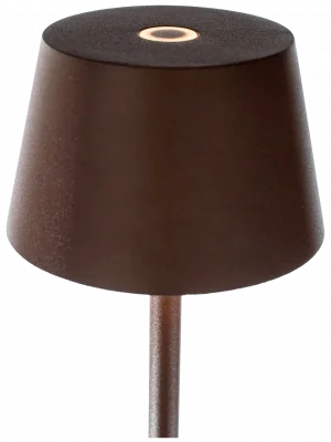 VERLO Lampa podłogowa TALI 123 cm brązowa
